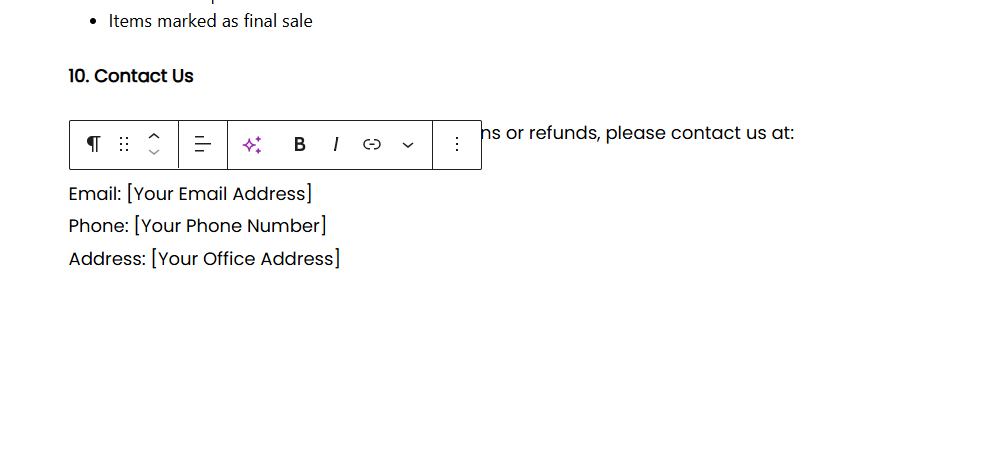 Wordpress隐私页面设置