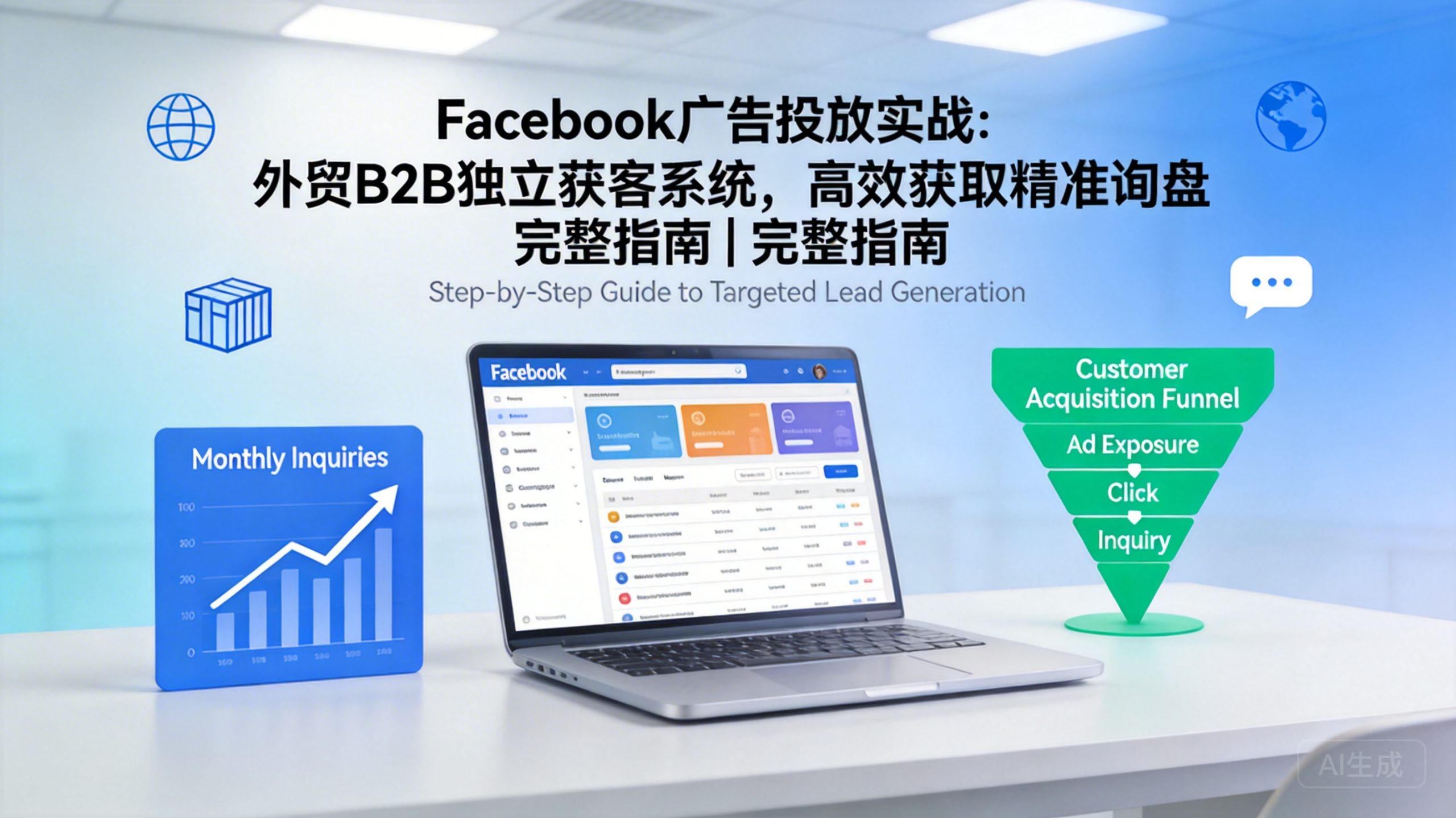 Facebook广告投放实战：外贸B2B独立获客系统，高效获取精准询盘 | 完整指南-趣咪跨境