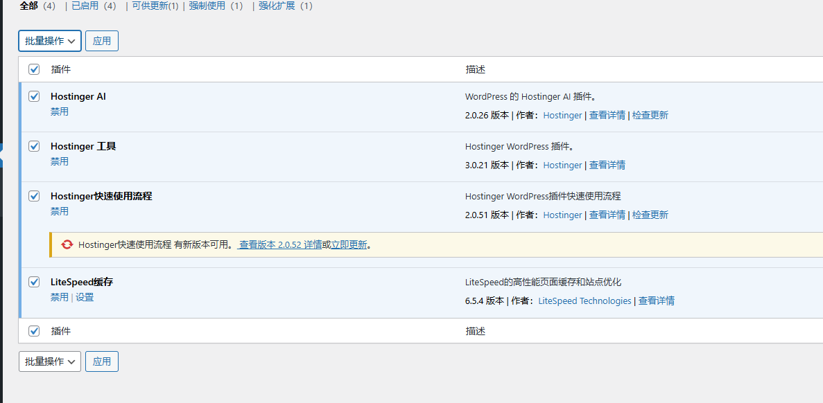 Hostinger后台基础配置