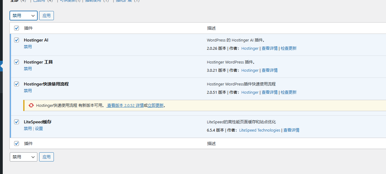 Hostinger后台基础配置